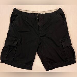 Old Navy Men’s Black Cargo Shorts Casual Cotton Blend